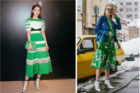 绿色单品成为2019夏日流行色，如何搭配出精致的少女感 搭配 流行 2019 单品 绿色 服饰搭配  第3张