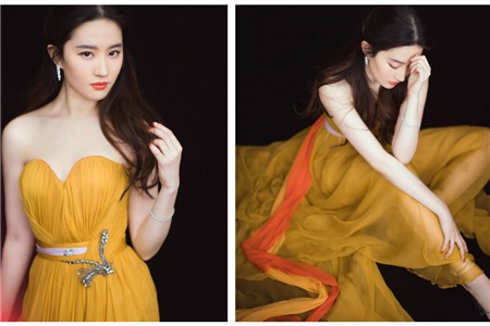 亚洲女生穿搭黄色裙子，选对颜色才显白 颜色 黄色 亚洲女生 服饰搭配  第2张
