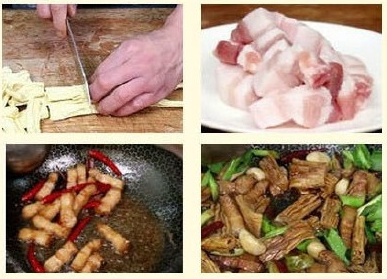 小葱拌豆腐的做法 红烧腐竹的做法