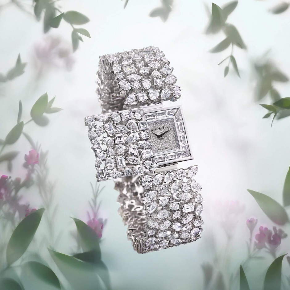 顶级珠宝品牌GRAFF “美呆了”的女性钻石手表