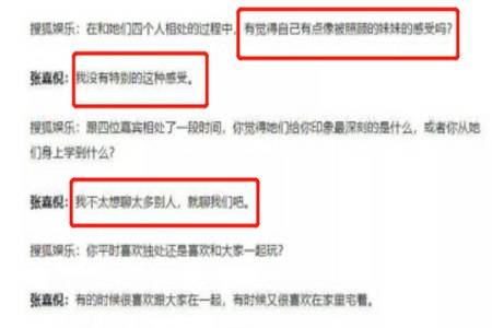 张嘉倪采访回应不合群，被网友指责情商低