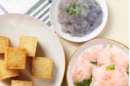 虾和豆腐一起吃，丸子的做法补充双重营养