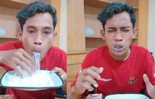 印尼网红一口气吞四大包盐 后续会发生什么？